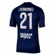 Maillot de foot Paris Saint-Germain Lucas Hernandez #21 Domicile vêtements 2025-26 Manches Courtes
